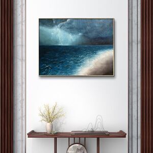 A Stormy Sky Oil Painting 16*20 inches on Canvas Wall Art